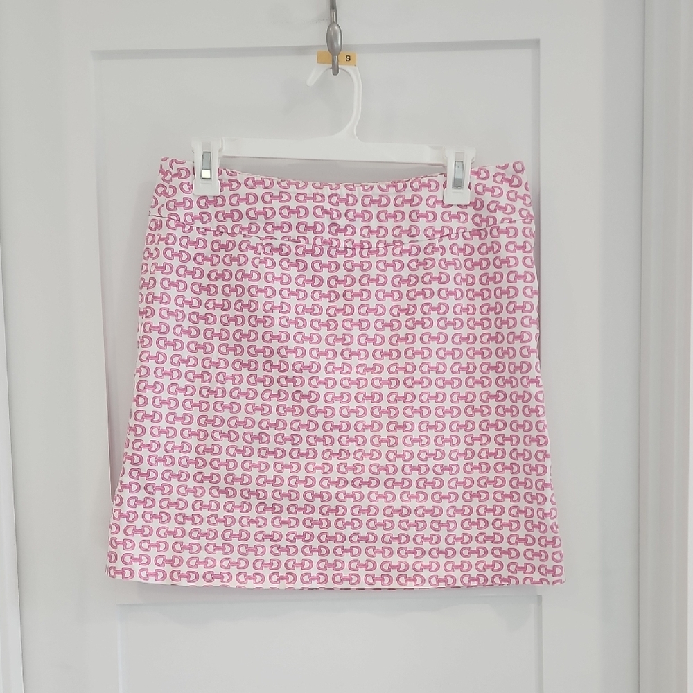 Pink Patterned Women's Skirt